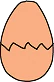 割れた卵のイラスト